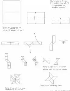 飞镖怎么做飞镖的折纸方法图解