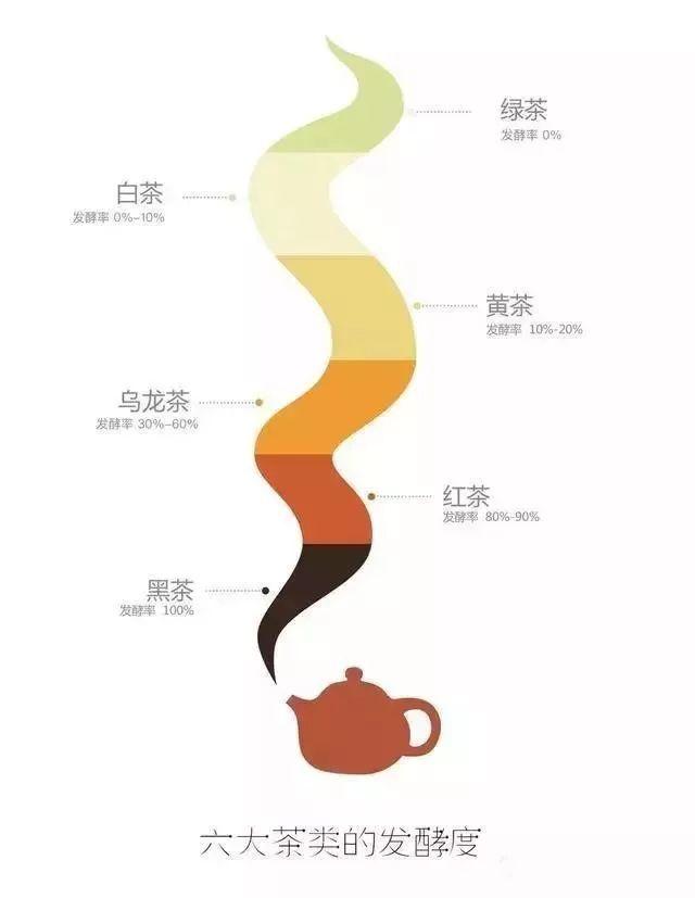 茶知识入门：茶的发酵度